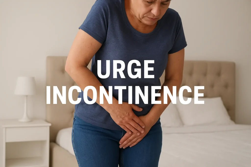 how to manage urge incontinence Kilburn symptoms